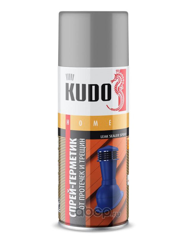 Kudo KUH301 Герметик-спрей аэрозольный, герметизирующий спрей от протечек и трещин, серый, аэрозоль, 520 мл