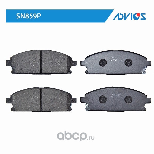ADVICS SN859P Дисковые тормозные колодки ADVICS