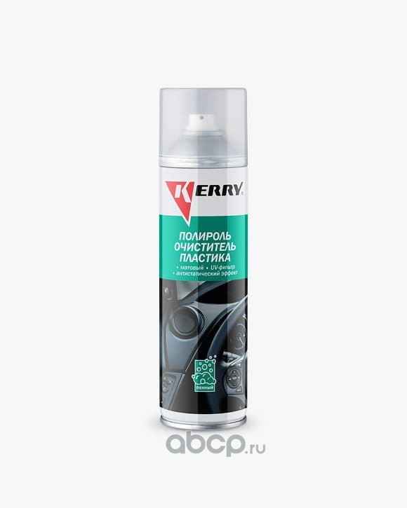 Пенный полироль KERRY – очиститель пластика салона с матовым эффектом. Запах морская свежесть KR90510