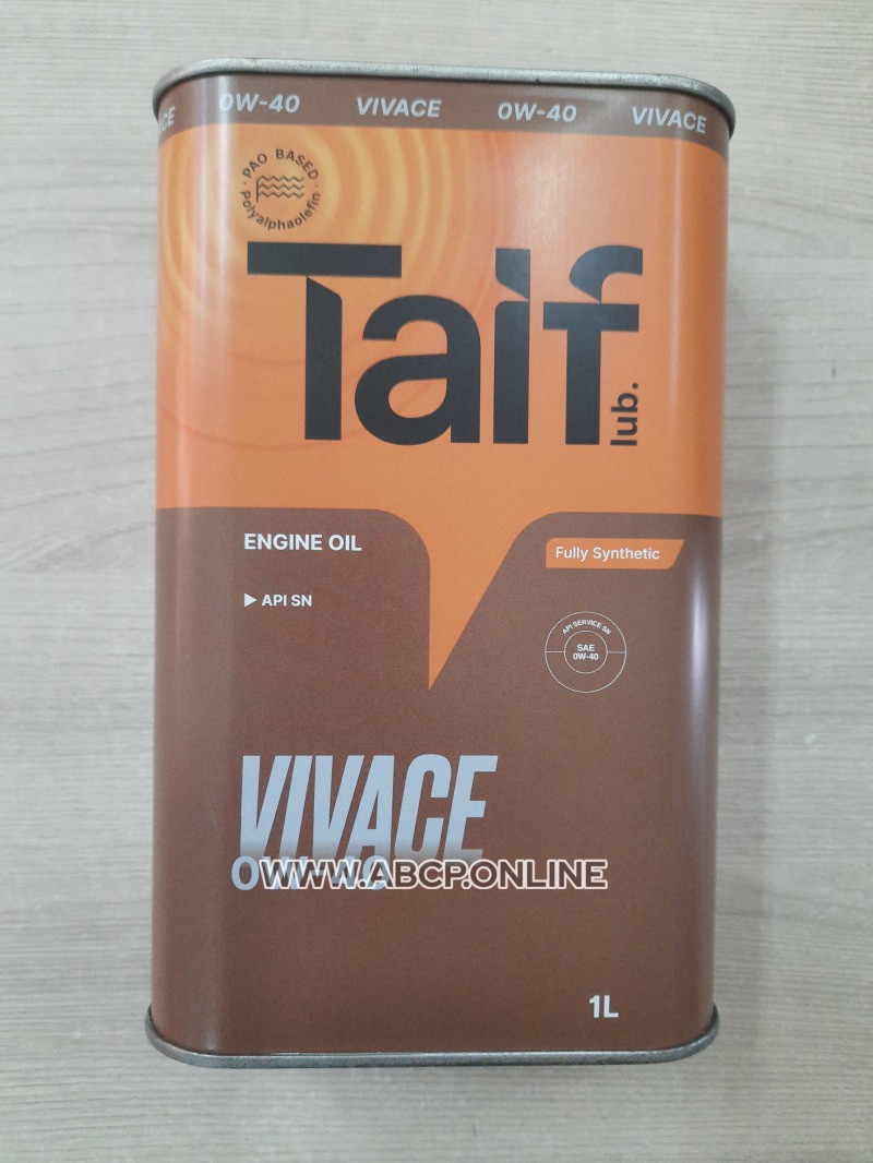 Taif Vivace 0w 40 Купить