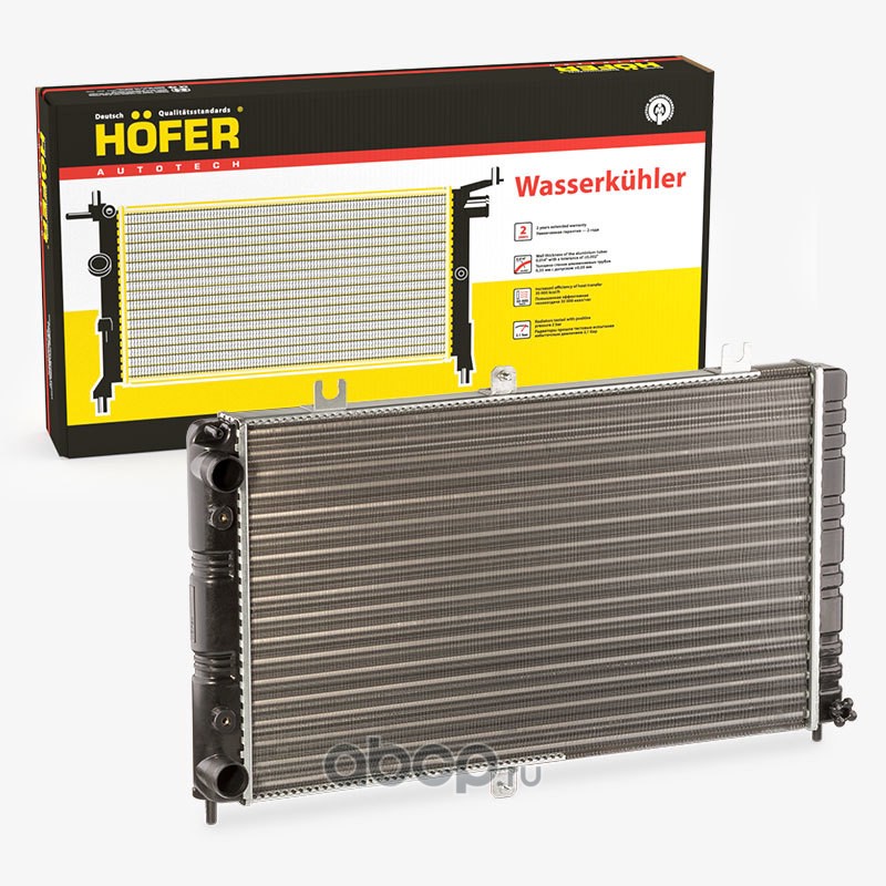 HOFER HF708420 Радиатор охлаждения ВАЗ 2170