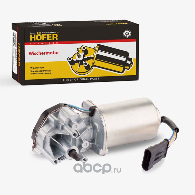 HOFER HF744127 Мотор-редуктор стеклоочистителя ВАЗ 2170, 1118, 2123 (АМР, 10мм)