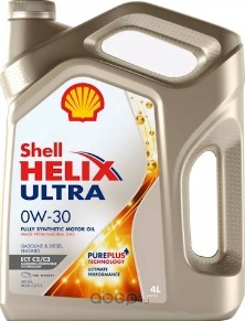 Shell 550042353 Масло моторное синтетика 0W-30 4 л.