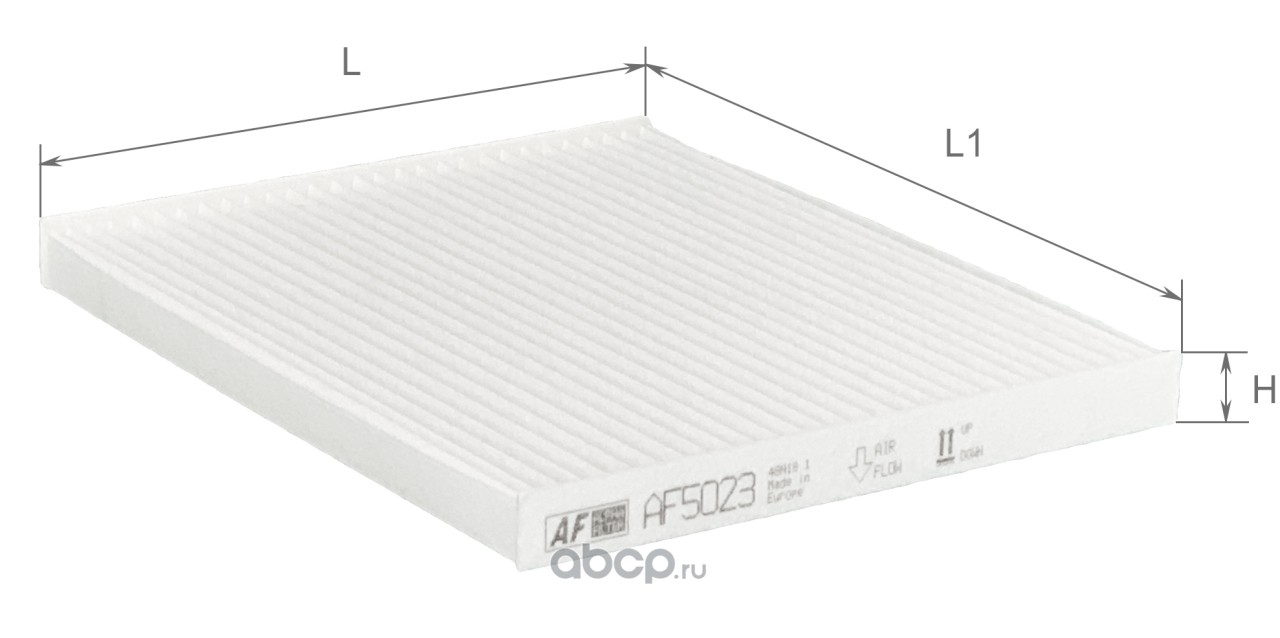 Купить Фильтр салонный Номер: AF5023 Бренда: ALPHA FILTER в магазине Банзай  Авто. Два пункта самовывоза в Омске. Доставка курьером по Омску. Доставка  по всей РФ. Все виды оплат.