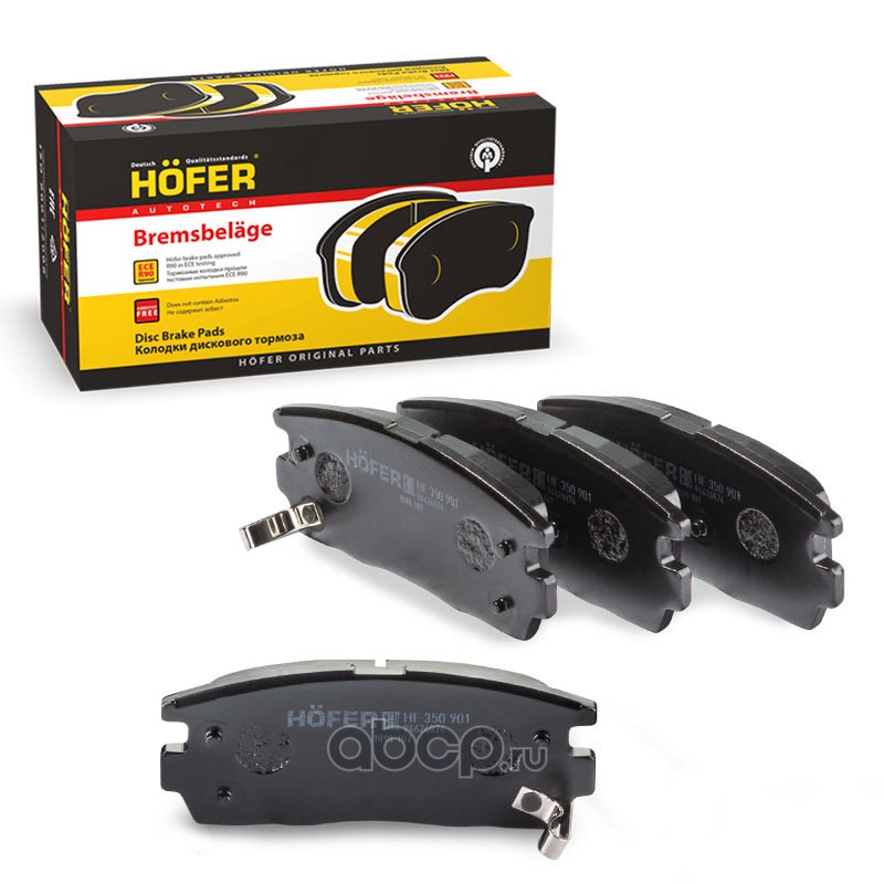 HOFER HF350901 Колодка торм. зад. диск. Chevrolet Captiva (06-), Opel Antara (06-)