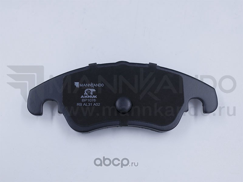 AKNUK BP1076 Колодки тормозные дисковые передние A6 (4G2, 4GC, C7) 2.8 AKNUK
