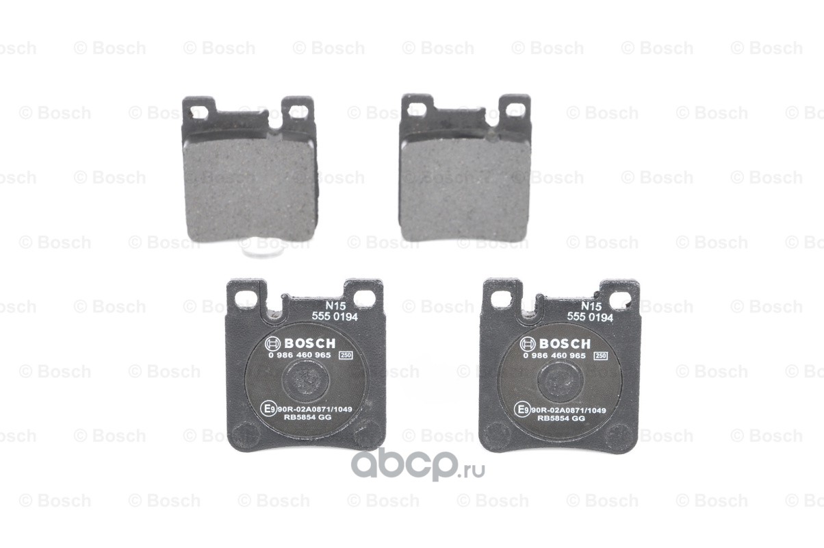 Bosch 0986460965 Комплект тормозных колодок, дисковый тормоз