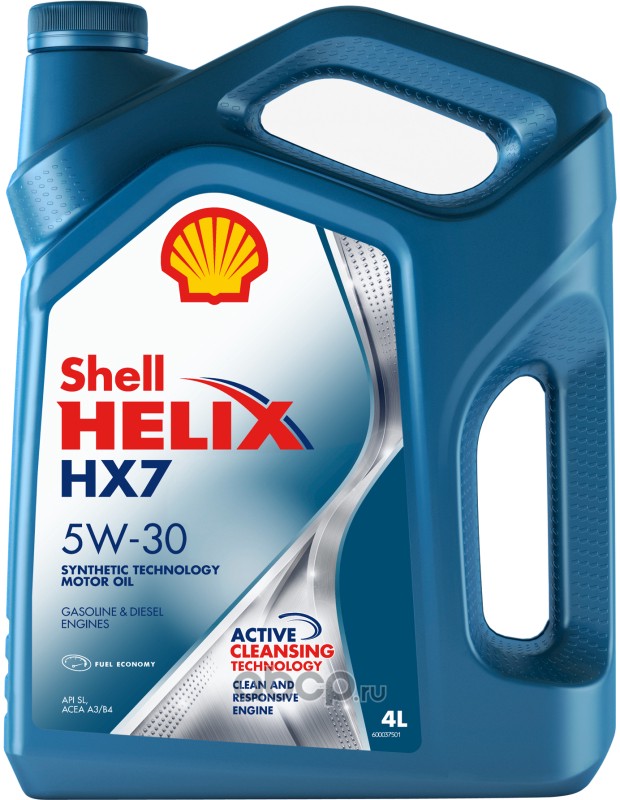 Shell 550046351 Масло моторное полусинтетика 5W-30 4 л.