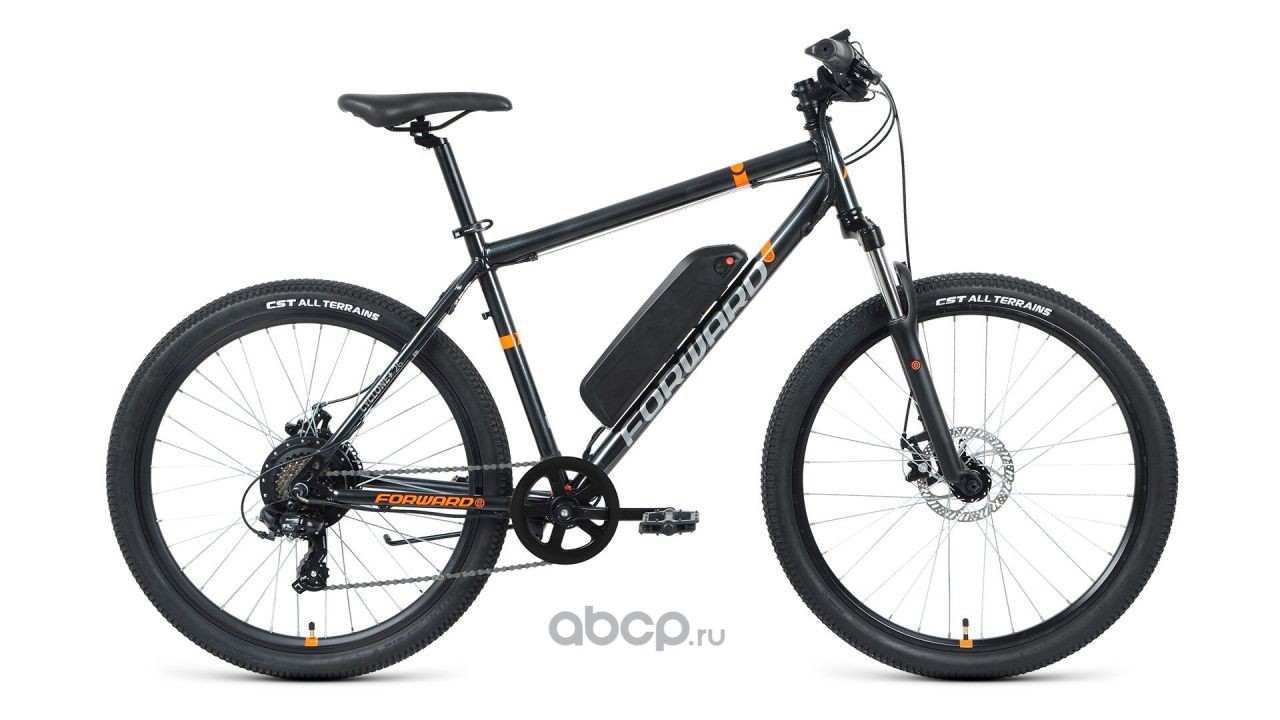 Forward 1BKW1E167004 Электровелосипед 26&quot; FORWARD CYCLONE PLUS 26 2.0 disc 500w (7 ск., 12 Ah, рама сталь 19&quot;) темно-синий