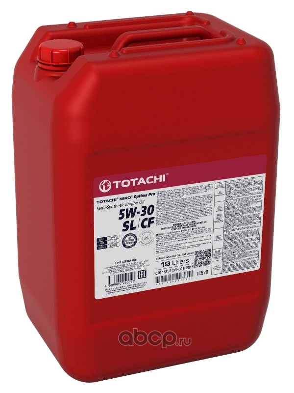 TOTACHI 1C520 Масло моторное полусинтетика 5W-30 19 л.