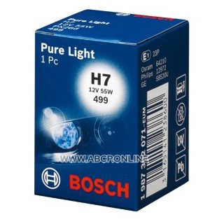 Bosch 1987302071 Лампа 12V H7 55W Pure Light 1 шт. картон