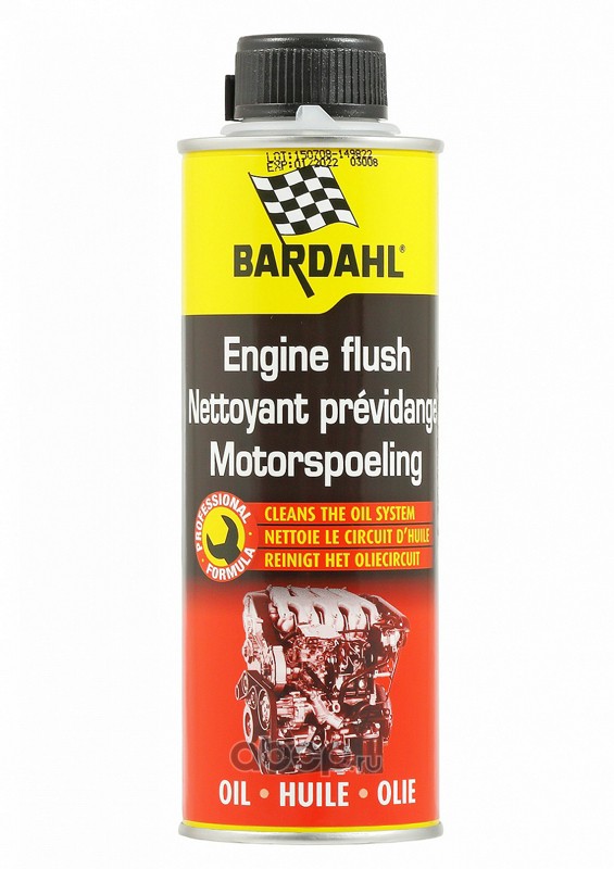 Bardahl 1032B Присадка для промывки масляной системы двигателя 300 ml