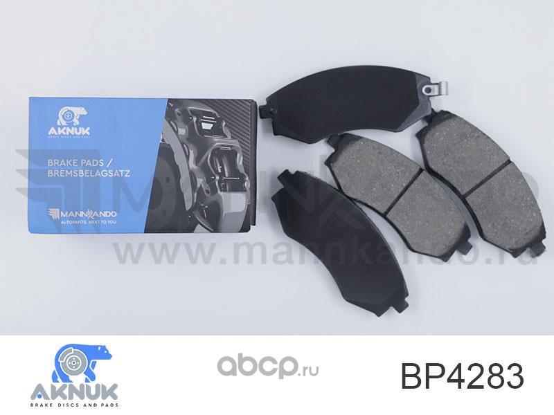 AKNUK BP4283 Колодки тормозные дисковые передние KIA MAGENTIS 01- AKNUK