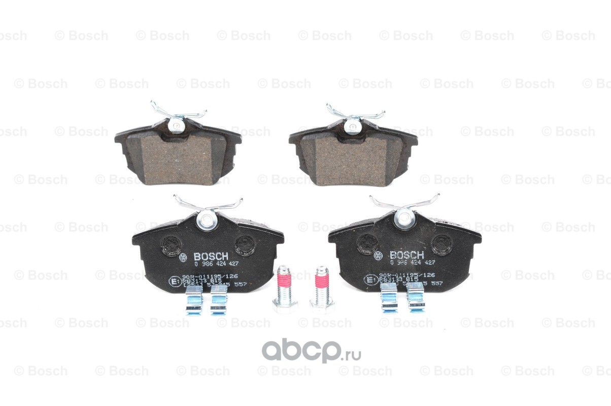 Bosch 0986424427 Комплект тормозных колодок, дисковый тормоз