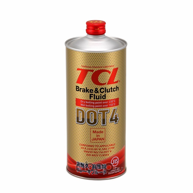 TCL 00833 Тормозная жидкость TCL DOT4, 1л