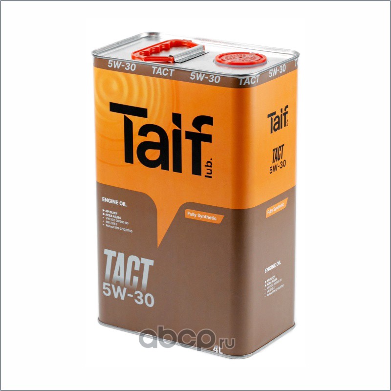 TAIF Lubricants 211050 Моторное масло TAIF TACT 5W-30, 4L SL/CF, A3/B4