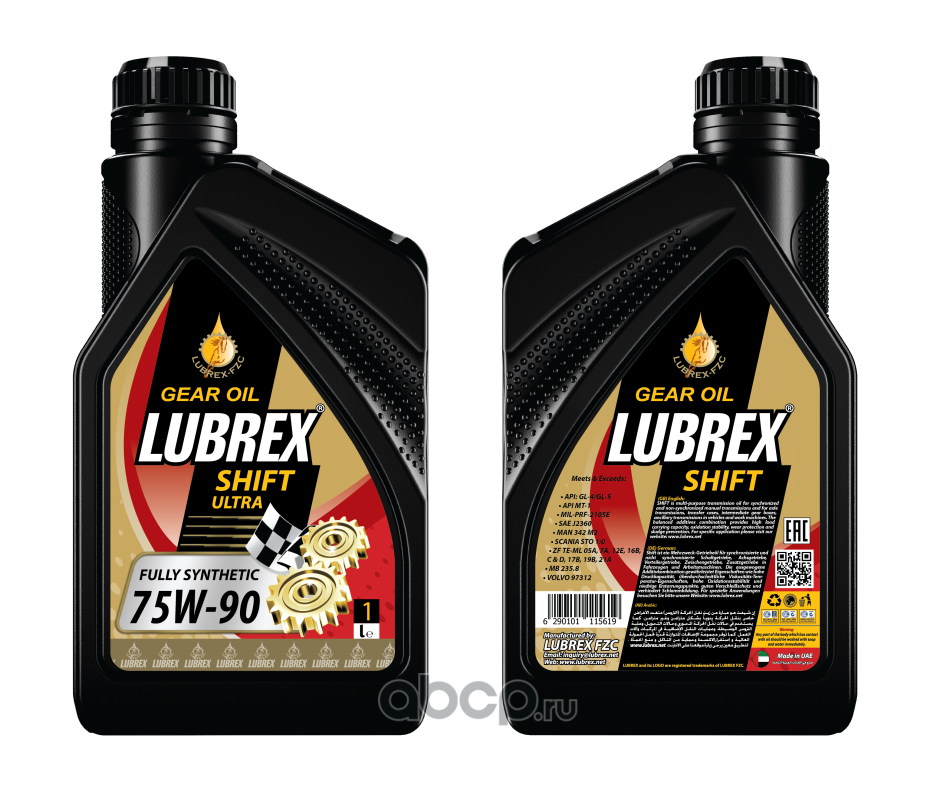 LUBREX 786826 Масло АКПП синтетика 1л.
