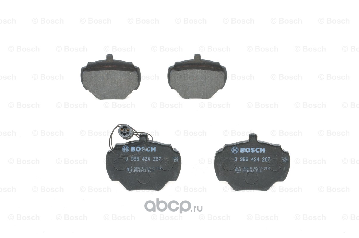 Bosch 0986424267 Комплект тормозных колодок, дисковый тормоз