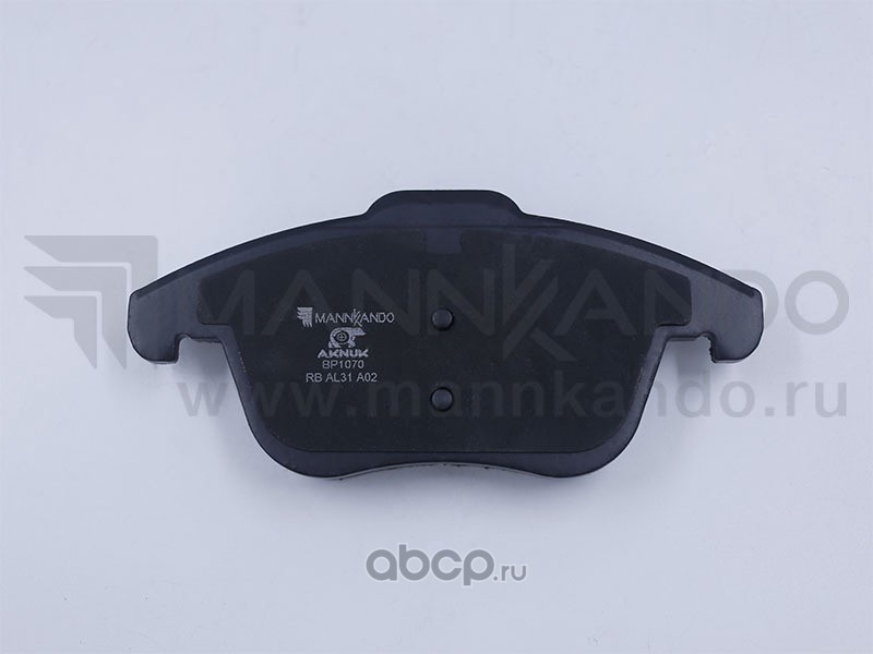AKNUK BP1070 Колодки тормозные дисковые передние TIGUAN (5N_) 1.4 TSI AKNUK