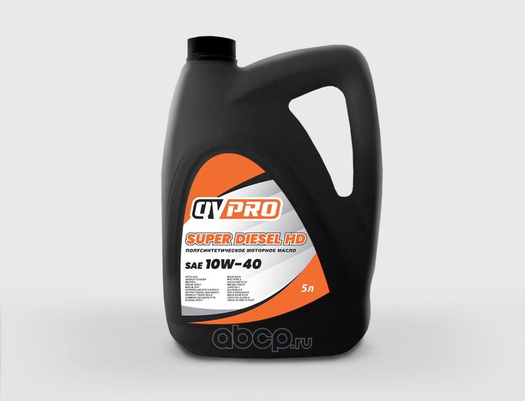 Купить Моторное масло QVPRO SUPER DIESEL HD Synthetic Technology API  CI-4/SL SAE 10W-40 5л Номер: 4603766038261 Бренда: QVPRO в магазине Банзай  Авто. Два пункта самовывоза в Омске. Доставка курьером по Омску. Доставка