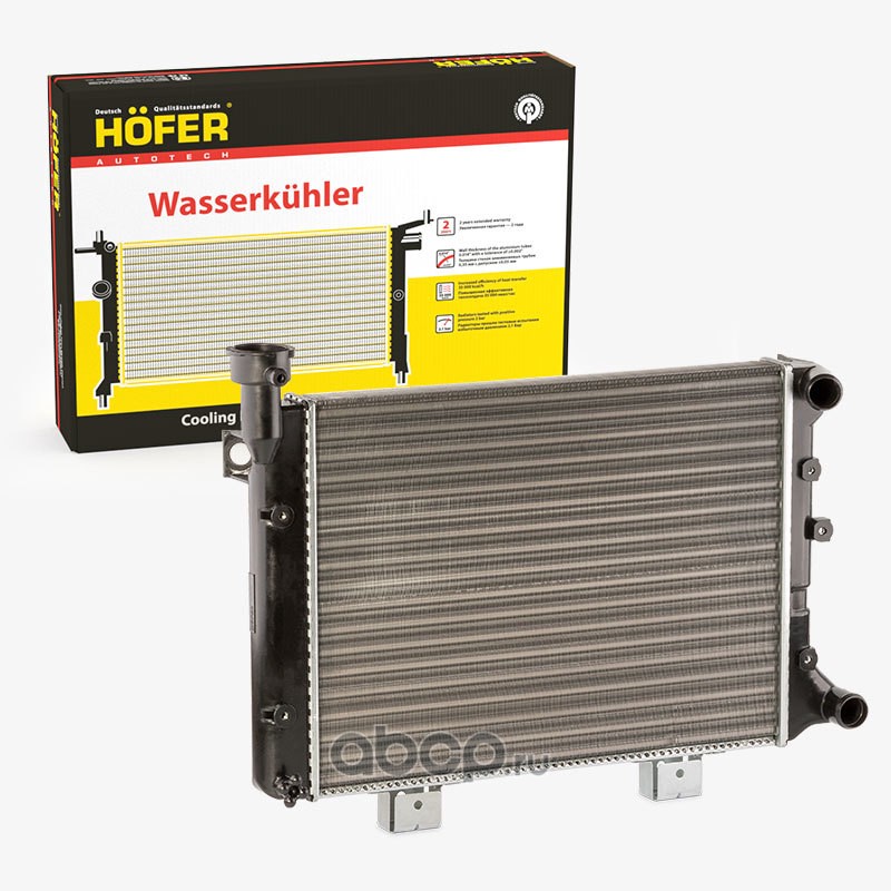HOFER HF708418 Радиатор охлаждения ВАЗ 21073 (инж.)