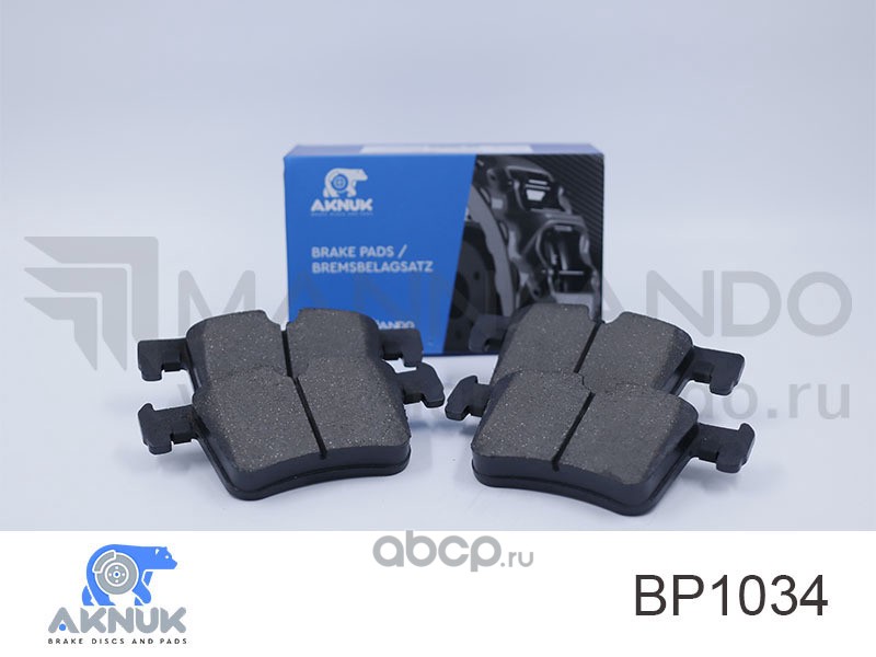 AKNUK BP1034 Колодки тормозные дисковые передние X3 (F25) xDrive 20 d AKNUK