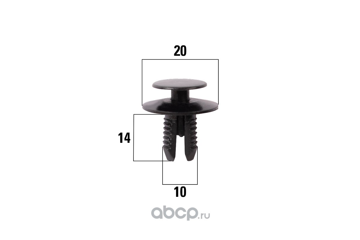 KT 106312 Kraft Клипсы автомобильные купить запчасти в Банзай Авто