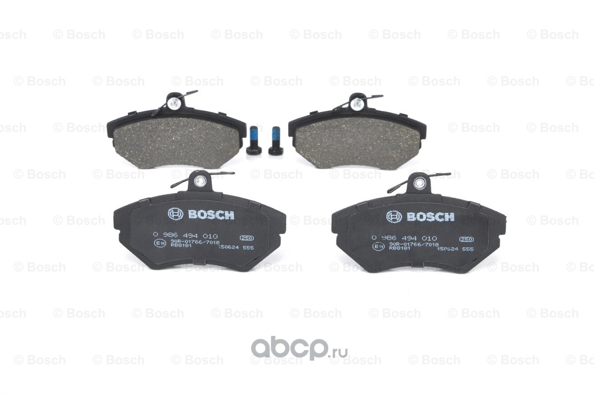 Bosch 0986494010 Колодки тормозные дисковые, комплект