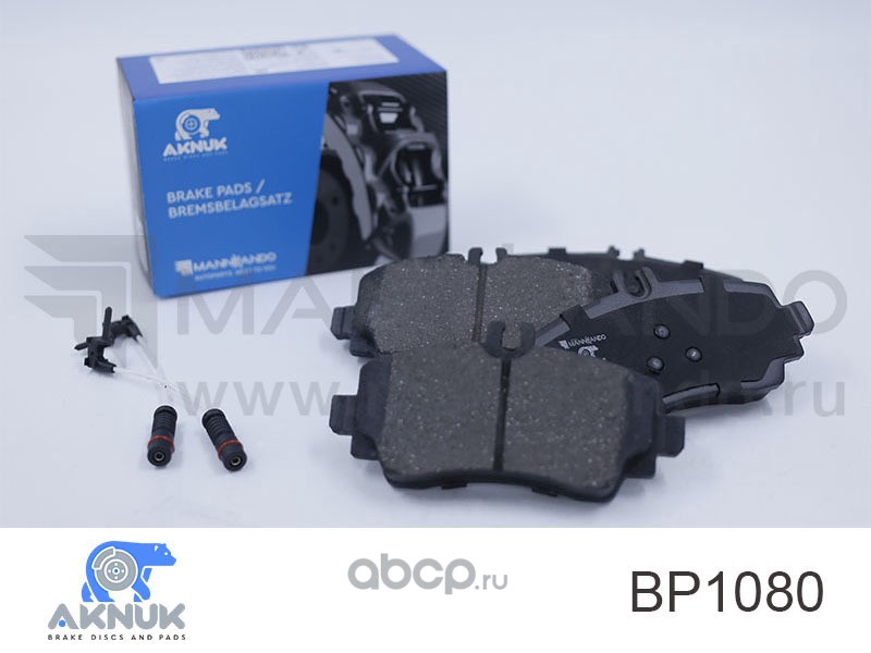 AKNUK BP1080 Колодки тормозные дисковые передние A-CLASS (W168) A 170 CDI AKNUK