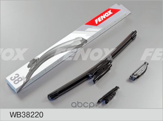 FENOX WB38220 Щетка стеклоочистителя 380 мм бескаркасная 1 шт Multi Adapter X5