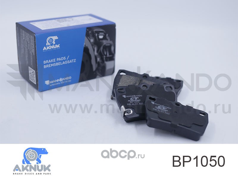 AKNUK BP1050 Дисковые тормозные колодки