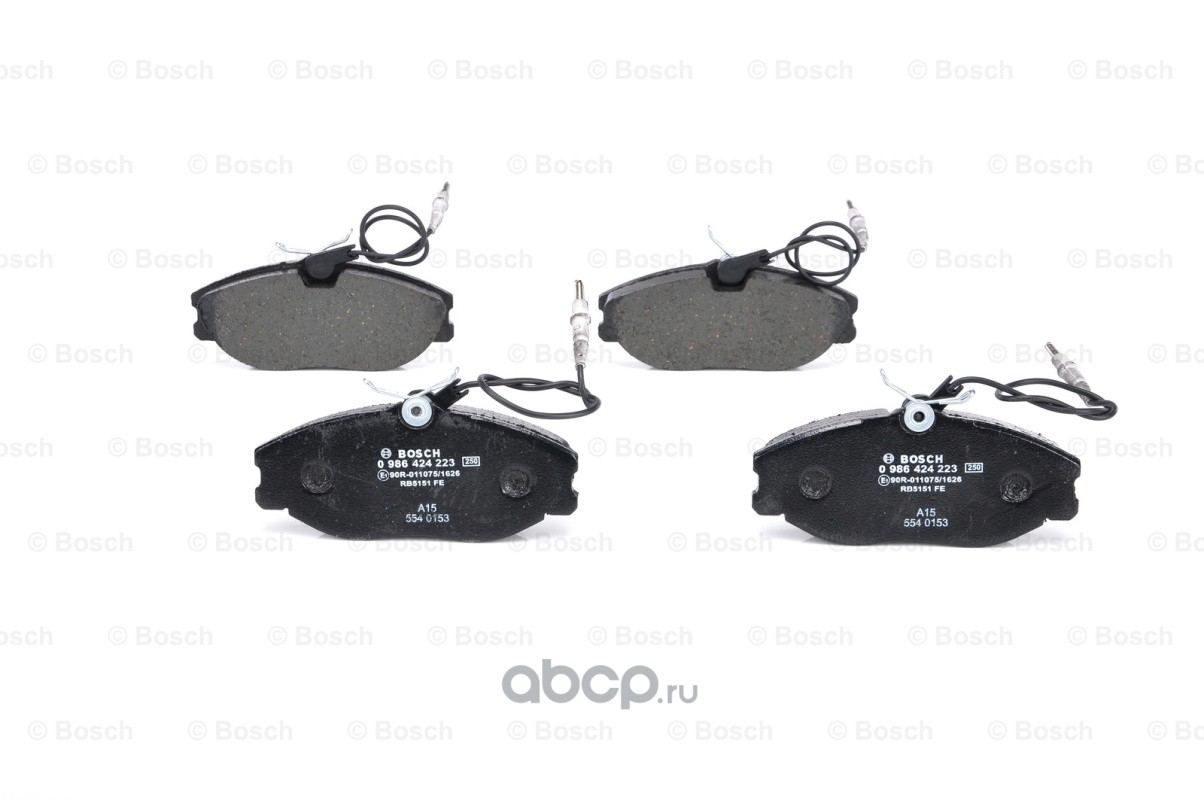 Bosch 0986424223 Комплект тормозных колодок, дисковый тормоз