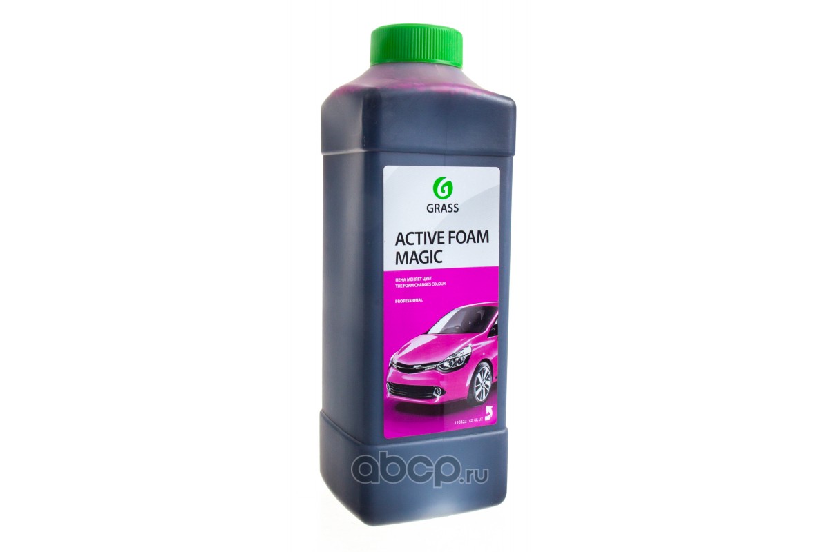 GraSS 110322 Автошампунь Active Foam Magic для бесконтактной мойки розовая  пена 1л