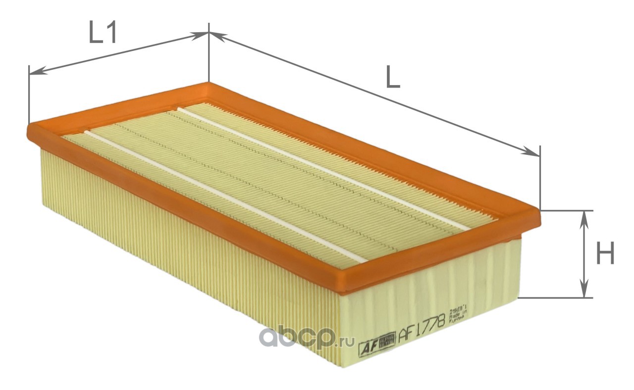 Купить Элемент фильтрующий автомобильный воздушный Номер: AF1778 Бренда:  ALPHA FILTER в магазине Банзай Авто. Два пункта самовывоза в Омске.  Доставка курьером по Омску. Доставка по всей РФ. Все виды оплат.