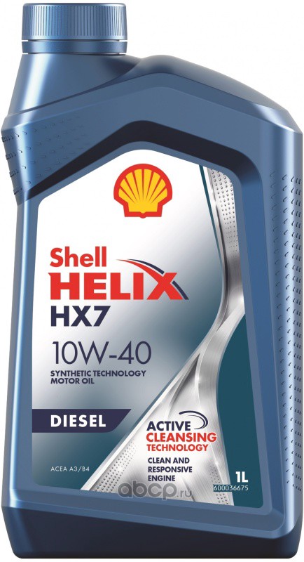 Shell 550046357 Масло моторное полусинтетика 10W-40 1 л.