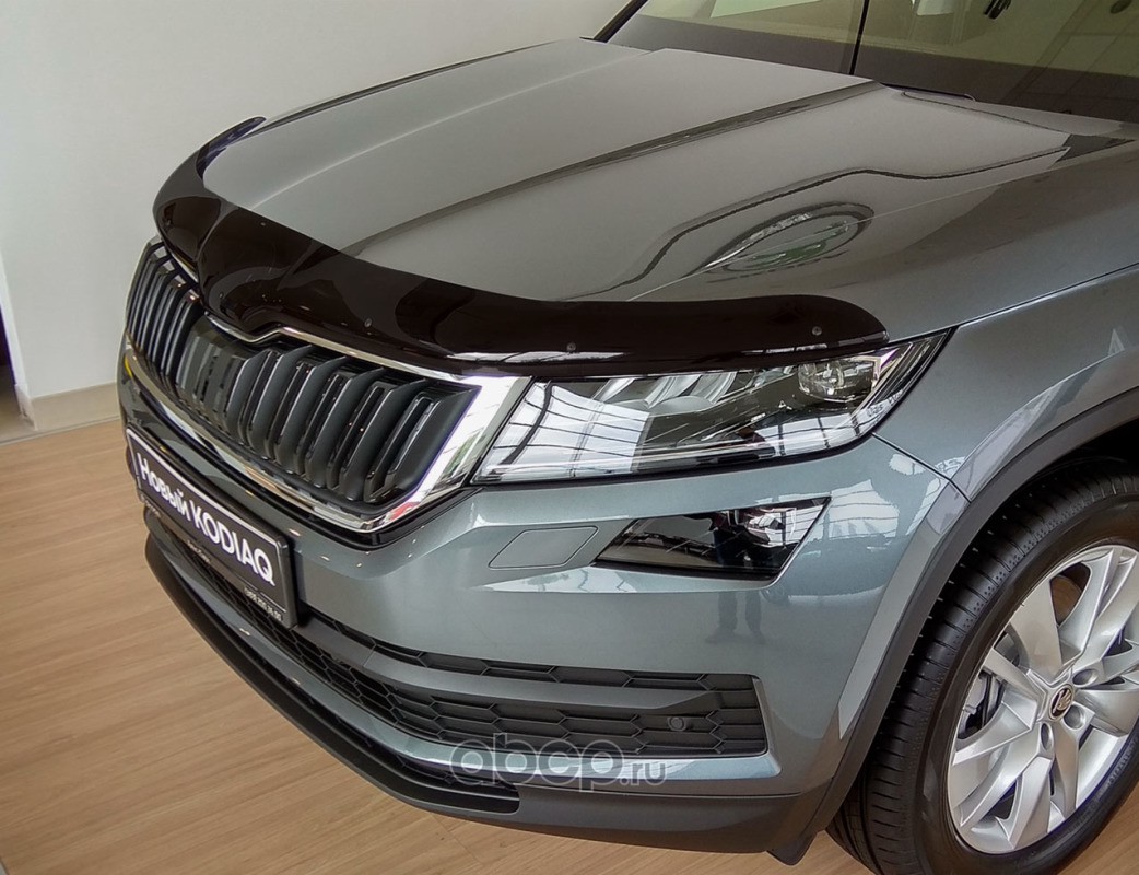 SIM NLDSSCKOD1612 Дефлектор капота Skoda Kodiaq, 2016-, темный