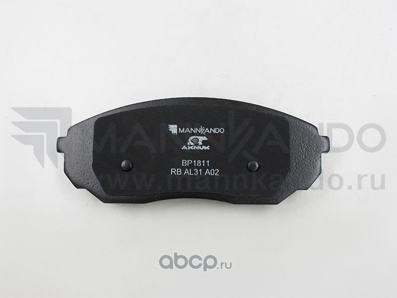 AKNUK BP1811 Колодки тормозные дисковые передние SORENTO I (JC) 2.5 CRDi AKNUK