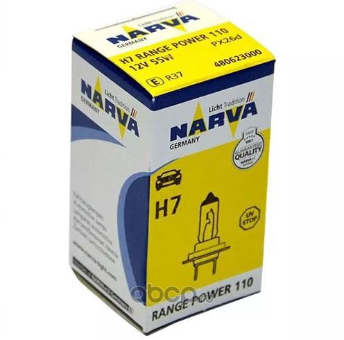 Narva 48062 Лампа H7 RPH 12V 55W PX26D              NVA S2