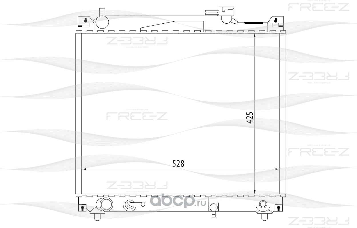 FREE-Z KK0190 Радиатор охлаждения