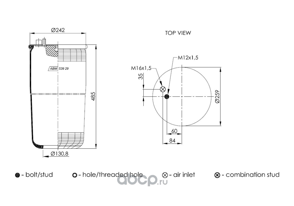 Высота 4884 сервис. ABM 530 30 пневмоподушка. Пневмоподушка TIPTOPOL. Vl0601008 пневморессора Neotec. З_З пневморессора Касбохрер (без стакана) о.н. 4731043000 (p10.6050.s).