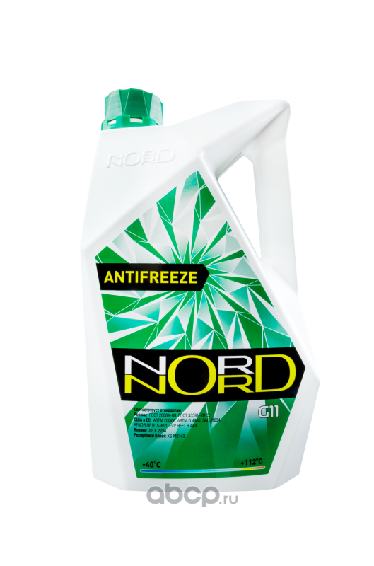 nord NG22267 Антифриз High Quality Antifreeze готовый -40C зеленый 3 кг