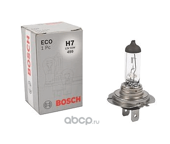 Bosch 1987302804 Лампа 12V H7 55W PX26d ECO 1 шт. картон