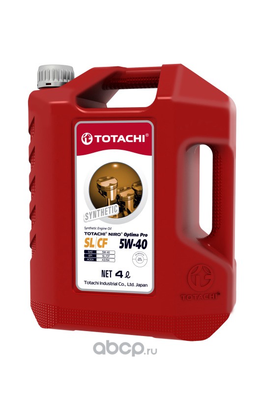 TOTACHI 1C604 Масло моторное Optima PRO Synthetic 5W-40 синтетическое 4 л