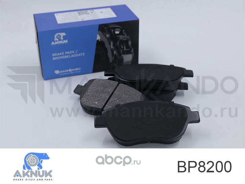 AKNUK BP8200 Колодки тормозные дисковые передние CITROEN C4 I (LC_) 2.0 16V AKNUK