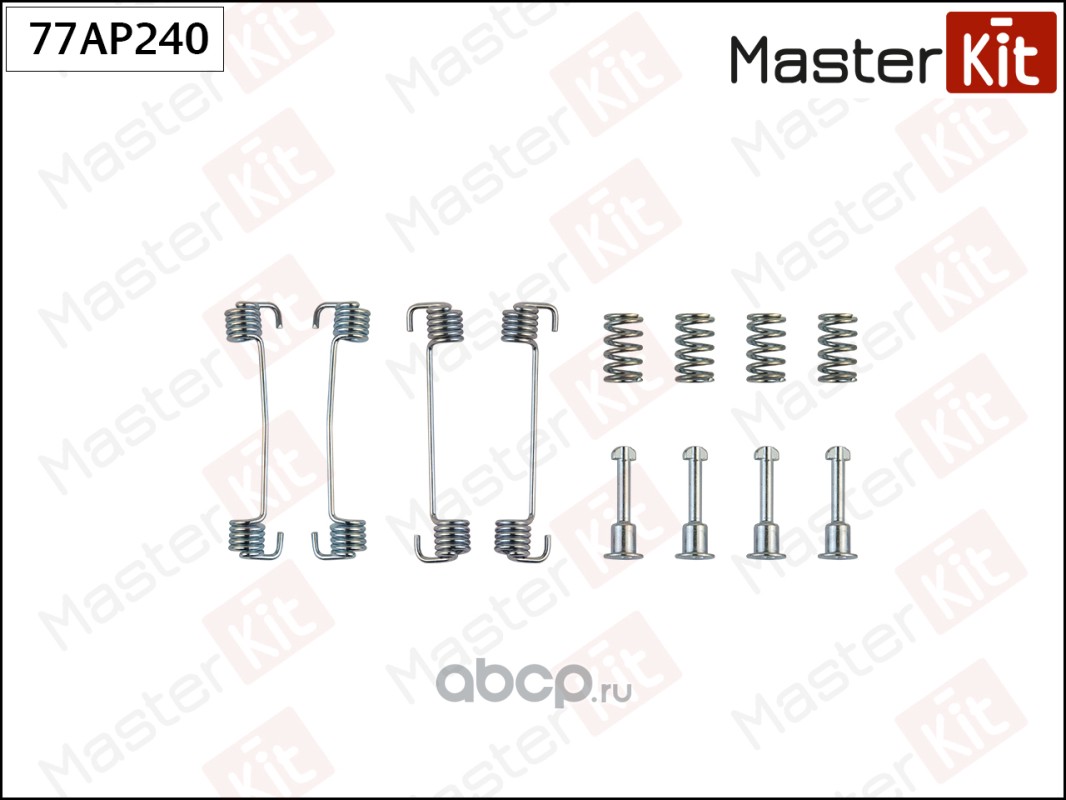 77AP240 MasterKit Комплект монтажный тормозных колодок купить запчасти в Банзай  Авто