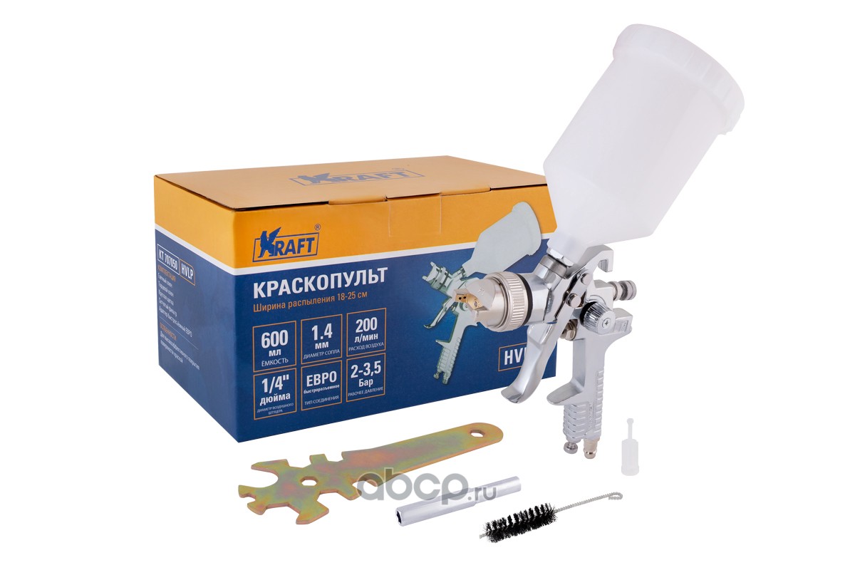 Kraft KT707050 Краскопульт HVLP 600/1,4