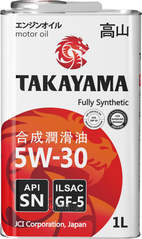 TAKAYAMA 605042 Масло моторное синтетика 5W-30 1 л.