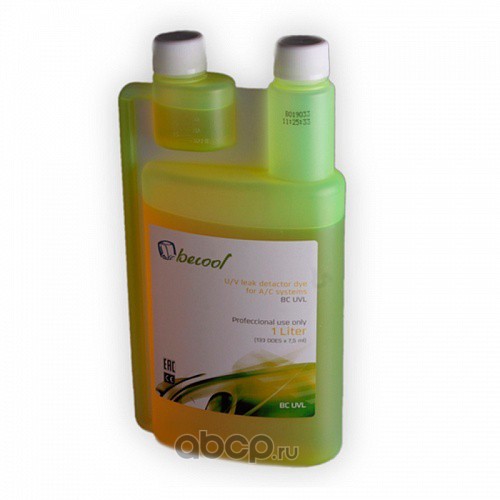 Becool BCUVL1000 UV добавка для определения утечек (крт) 1л. ультрафиолет