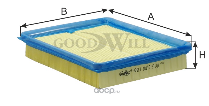 Goodwill AG611 Фильтр воздушный