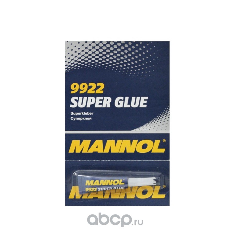 MANNOL 2439 Клей-супер MANNOL 3г. (блистер 12шт.) 9922